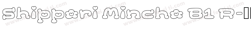 Shippori Mincho B1 R字体转换